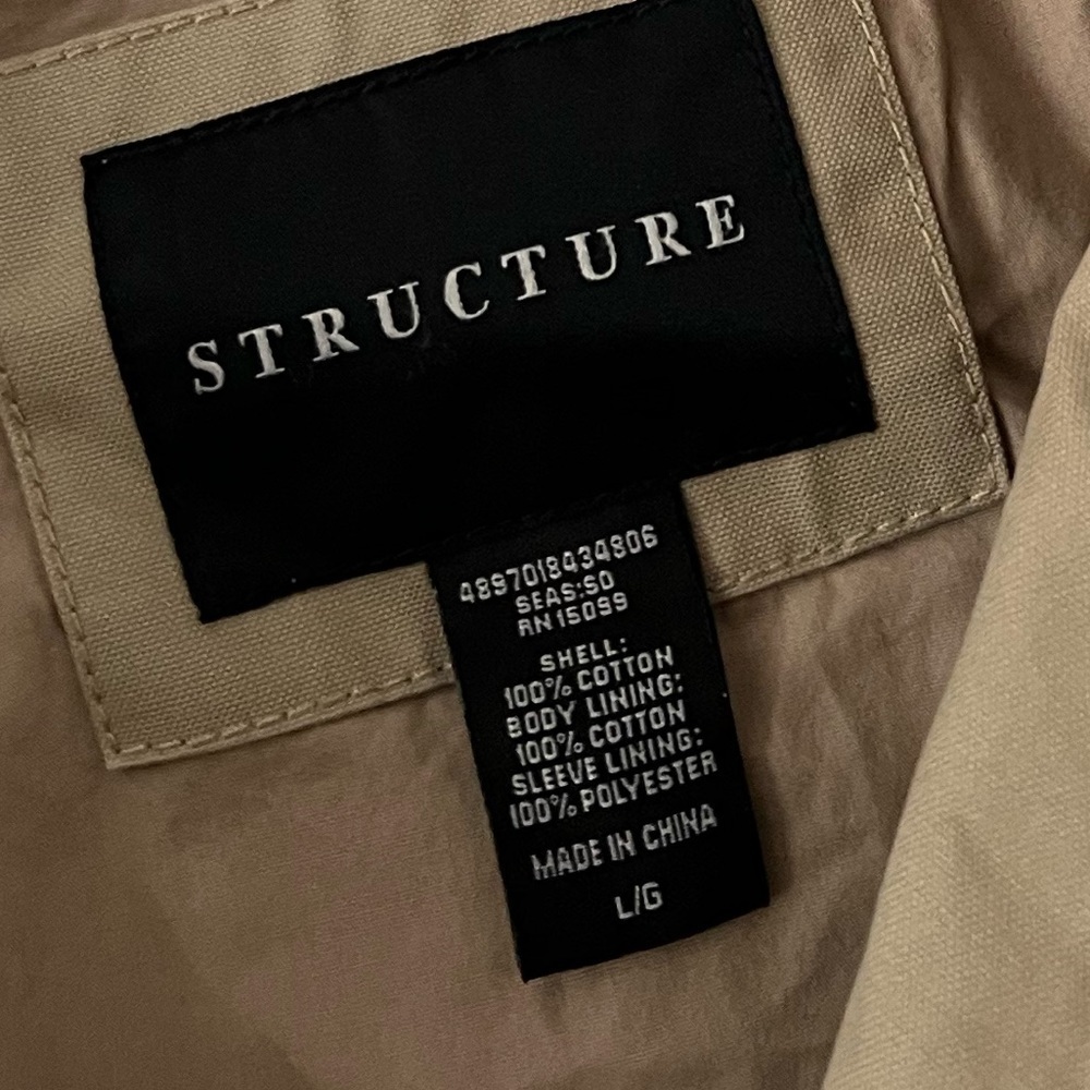 Structure Button Up Size Large - Picture 2 of 3